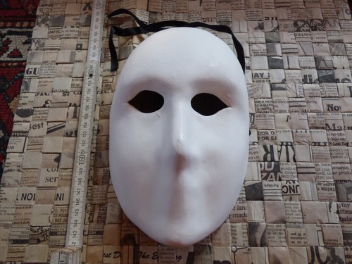 Maschera neutra bianca gianni - maschera,