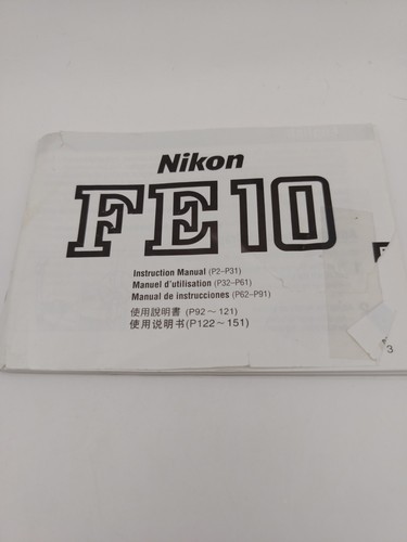 Nikon fe10 fotocamera - fotocamera, manuale