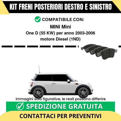 Pastiglie freno posteriori - pastiglie,