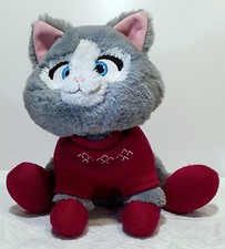 Disney Store Olaf's Frozen Adventure Kitten Gatto Grigio Peluche 24 cm