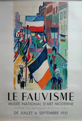 Raoul dufy affiche - dufy, litho
