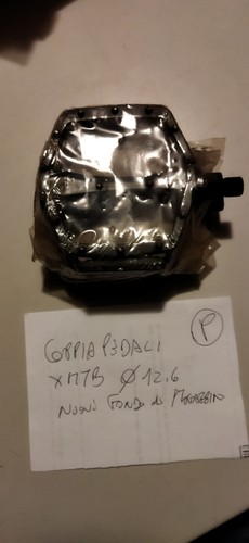 Paio pedali alluminio - alluminio, per