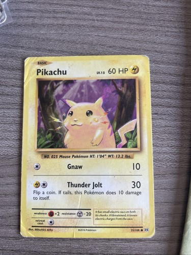 Carta pokemon pikachu 2016 - pokemon,