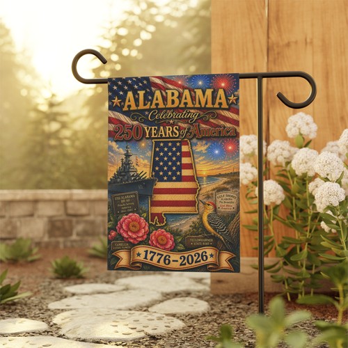 Bandiera giardino alabama - bandiera,