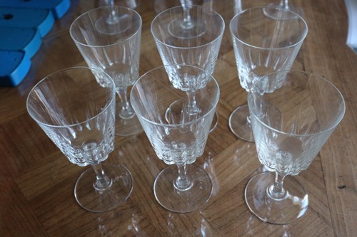 Verres eau en cristal - a,