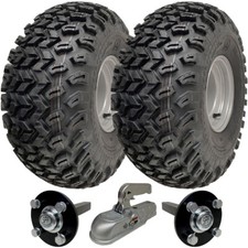 22x11.00-8 Utilità Atv Quad Rimorchio Kit Ruote Assali & Intoppo P334 Capacità