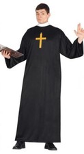 Costume prete tonaca - tonaca, nera