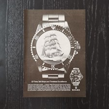 Pubblicità Vintage del 1977 Rolex Submariner 1680 - Original AD