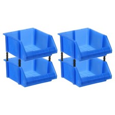 4 Pezzi Cestini da Scaffale in