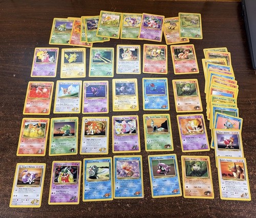 Lotto carte pokemon vintage - lotto, 69