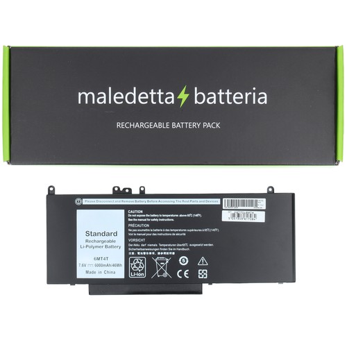 Batteria nera per dell - nera,