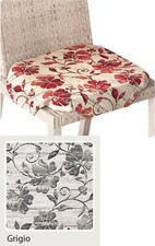 6 coprisedia con aletta fiori