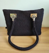 Borsa uncinetto fatta a mano testa di moro gehäkelte Tasche crochet bag