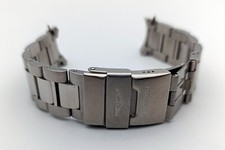 LONGINES Bracciale originale  in acciaio inox nuovo da 21mm uomo