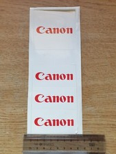 Adesivi Canon Vintage Anni 80