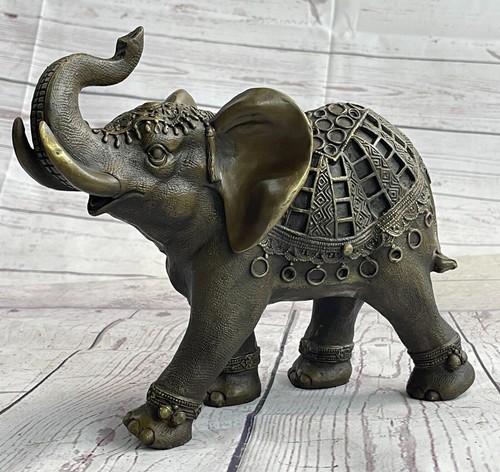 Scultura bronzo elefante - di,