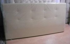 Testata testiera letto matrimoniale design moderno ecopelle varie misure 37color