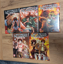 L'Attacco dei Giganti Before the Fall Vol. 1-5 | Manga Star Comics ITA Ottimo