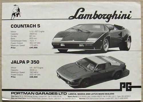 Lamborghini countach jalpa - s, &