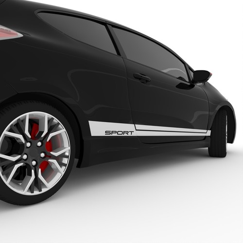 Adesivi racing per - per, profilo