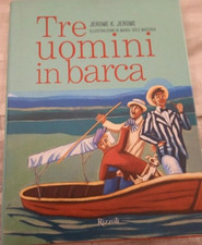 tre uomini in barca, illustrato M. S. Macchia, Jerome, 2015