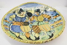 Large antique ceramic plate