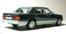 MERCEDES S-class W126 1989 scala 1/43 s600 grigio scuro