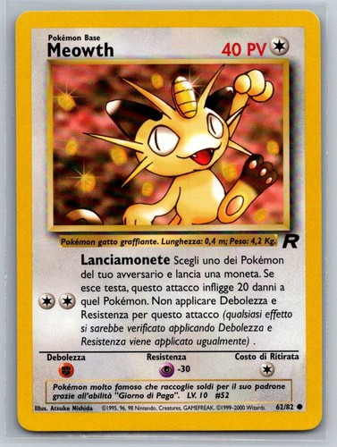 Meowth team rocket - team, #62