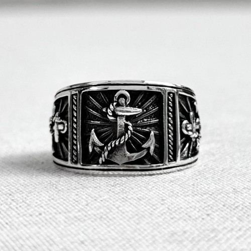 Anello artigianale argento - anello,