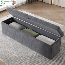 Panca imbottita in velluto