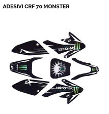 Kit Grafiche Adesivi Monster Energy Completo X Pit Bike Crf 70 125cc 140cc 150cc