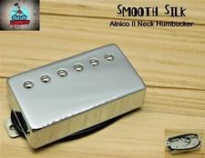 G.M. Pickup collo Alnico II seta liscia cromato, piastre base argento nichelato