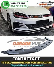 SPLITTER LAMA ANTERIORE  per ->  GOLF  7 7.5  - GTD / GTI Nero Lucido
