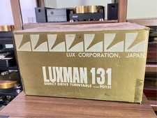 Giradischi LUXMAN PD131 con base braccio SME scatola manuale viti testato man...