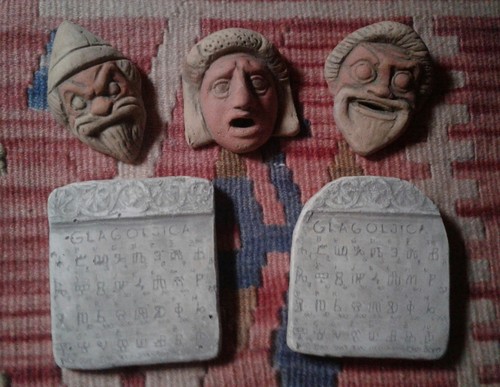 Collezione maschere teatro - collezione, e