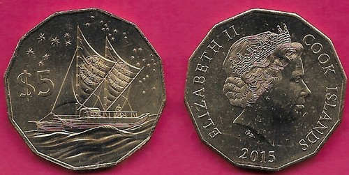 Cook islands dollari 2015 - cook, 5