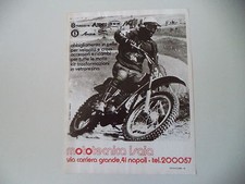 advertising Pubblicità 1975 MOTOTECNICA ISAIA NAPOLI e MOTO AIM CROSS