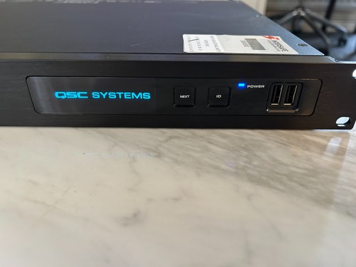 Qsc sys core 110f - q-sys, dsp