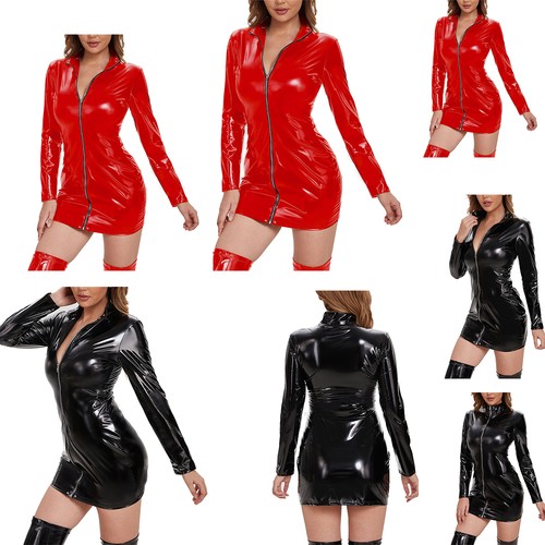 Abito donna pelle - pvc, lucido