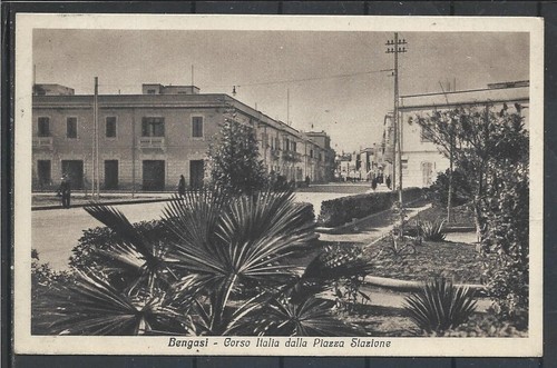 1934 libia bengasi - bengasi, corso