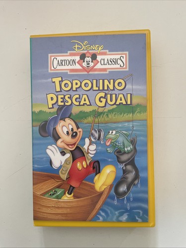 Topolino pesca guai vhs walt - pesca, -vhs