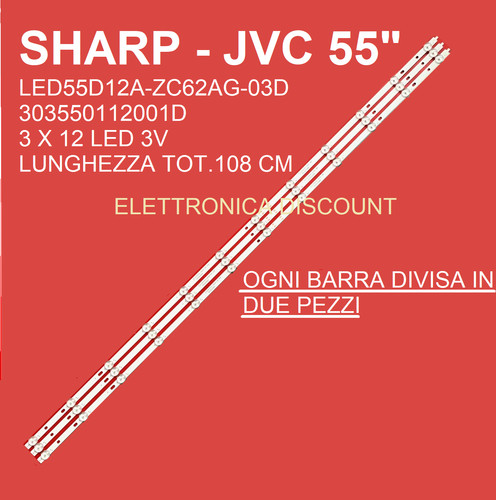 Kit barre strip - 12, tv