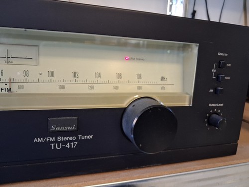 Sansui 417 tuner - tuner, tested