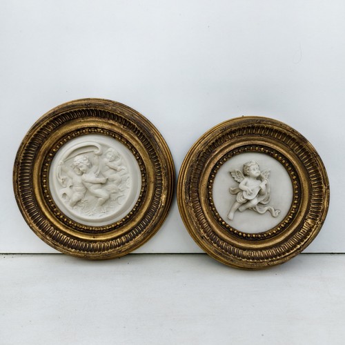 Quadri tondi decorativi putti - quadri,