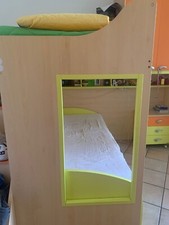 CAMERETTA USATA COME NUOVA, MORETTI COMPACT, ARANCIONE E GIALLO COMPLETA 2 LETTI