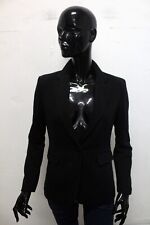 Liu Jo Giacca Donna Taglia XS Giubbino Nero Logo Blazer Da Mezza Stagione Bolero