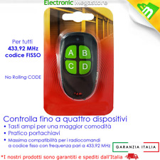 TELECOMANDO UNIVERSALE APRICANCELLO COMPATIBILE CAME, FAA C, NICE, FADINI, BFT