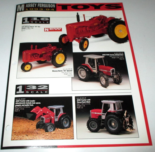 Brochure trattore giocattolo