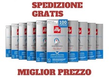✅ 100 Capsule Compatibili Nespresso ILLY Decaffeinato 100% Arabica Deca Caffè ☕️