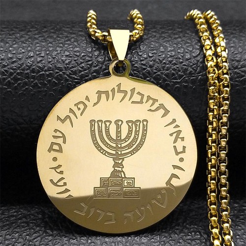 Collana hanukkah menorah - hanukkah,